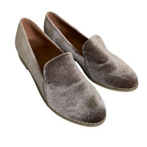 Indigo Rd Velvet Business Casual Flats Loafer Shoe 6 Dusty Champagne Pink Hani